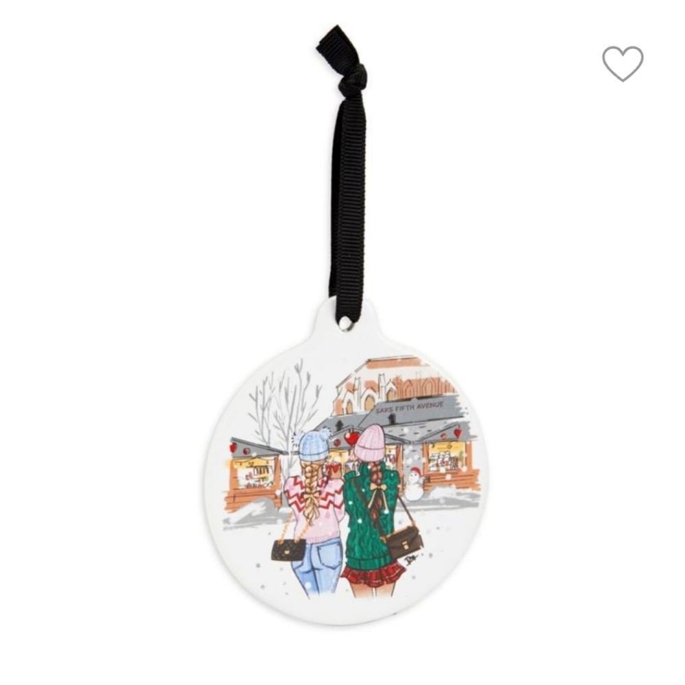 Saks fifth ave Best Friends Forever Ornament